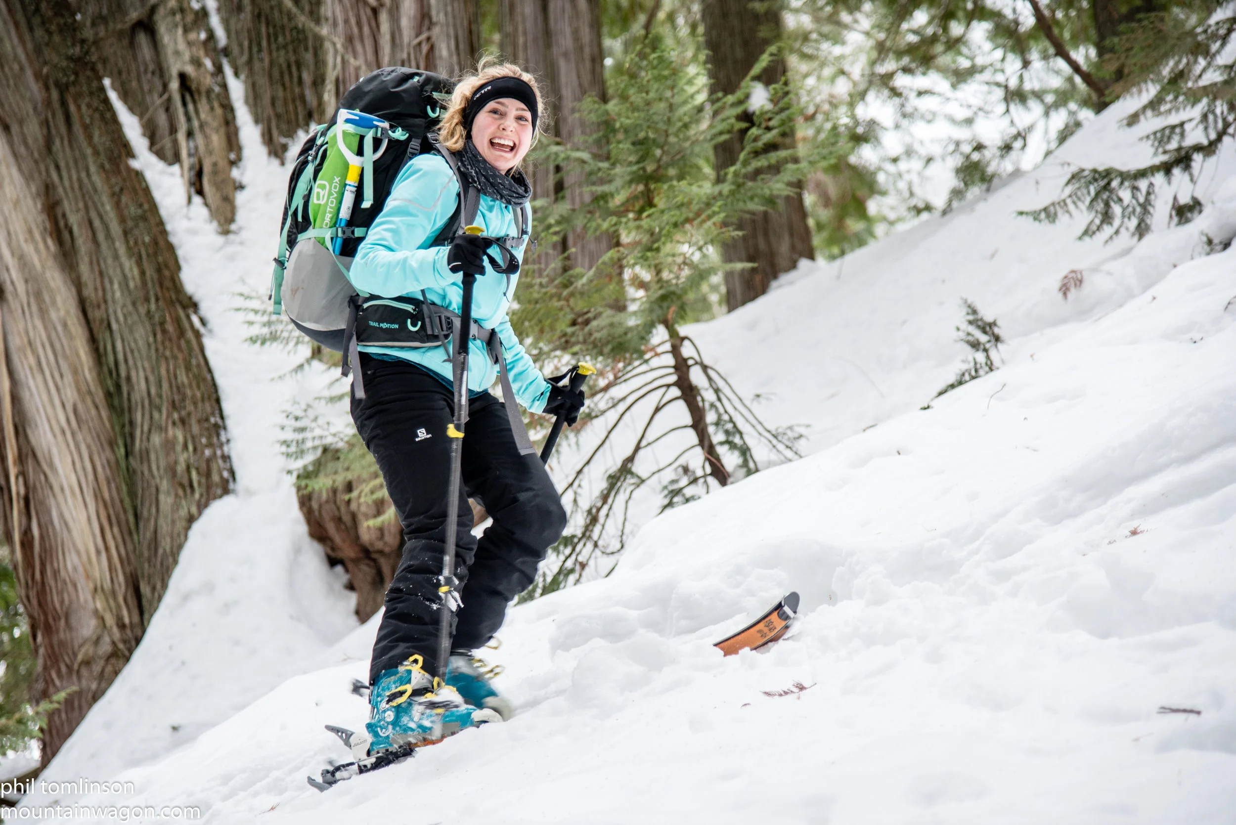 Skinning conditions were tough, but people kept smiles on their faces.