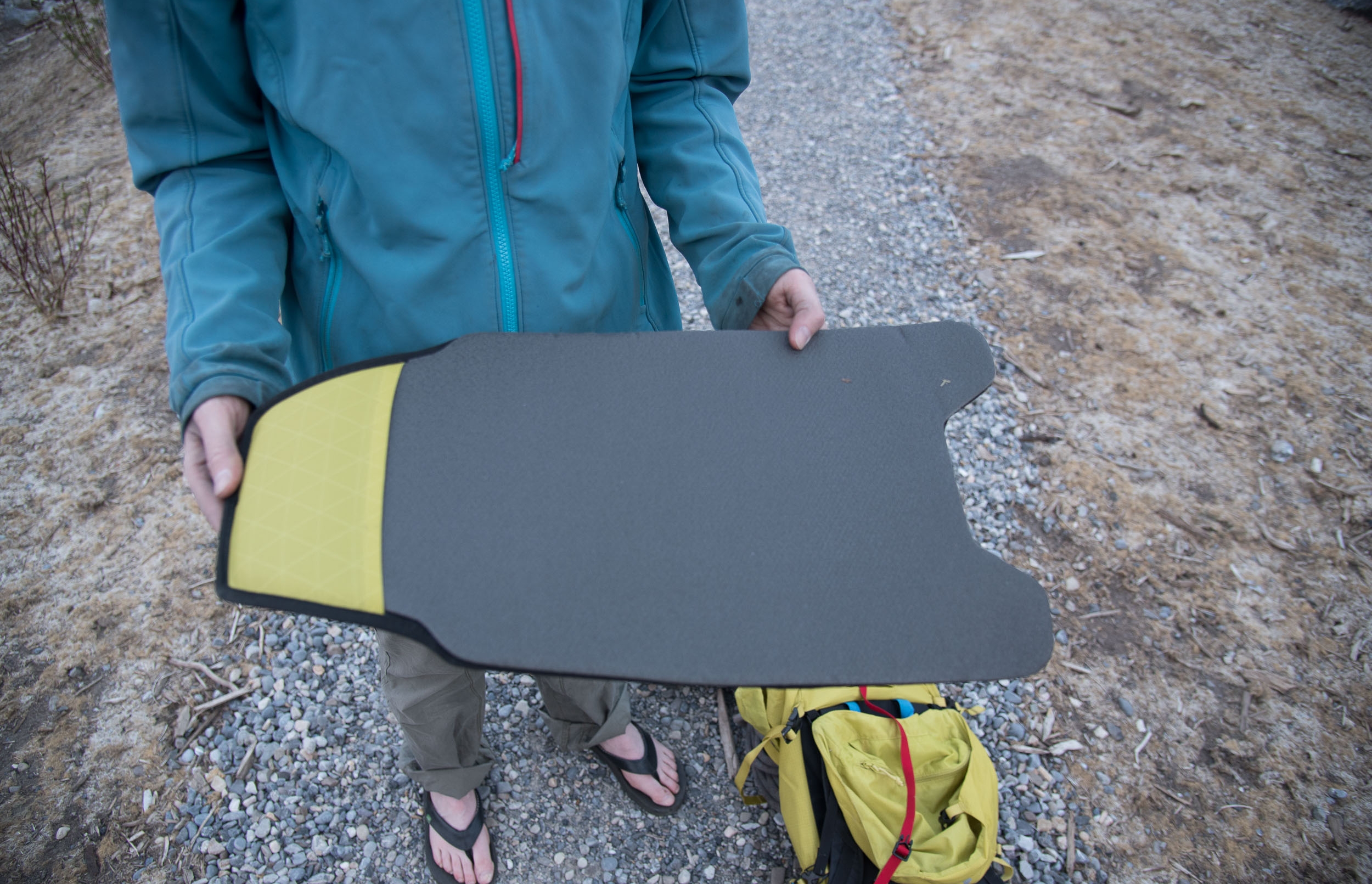 removable back panel - the removable back panel now features padding which apparently makes it a bivy pad