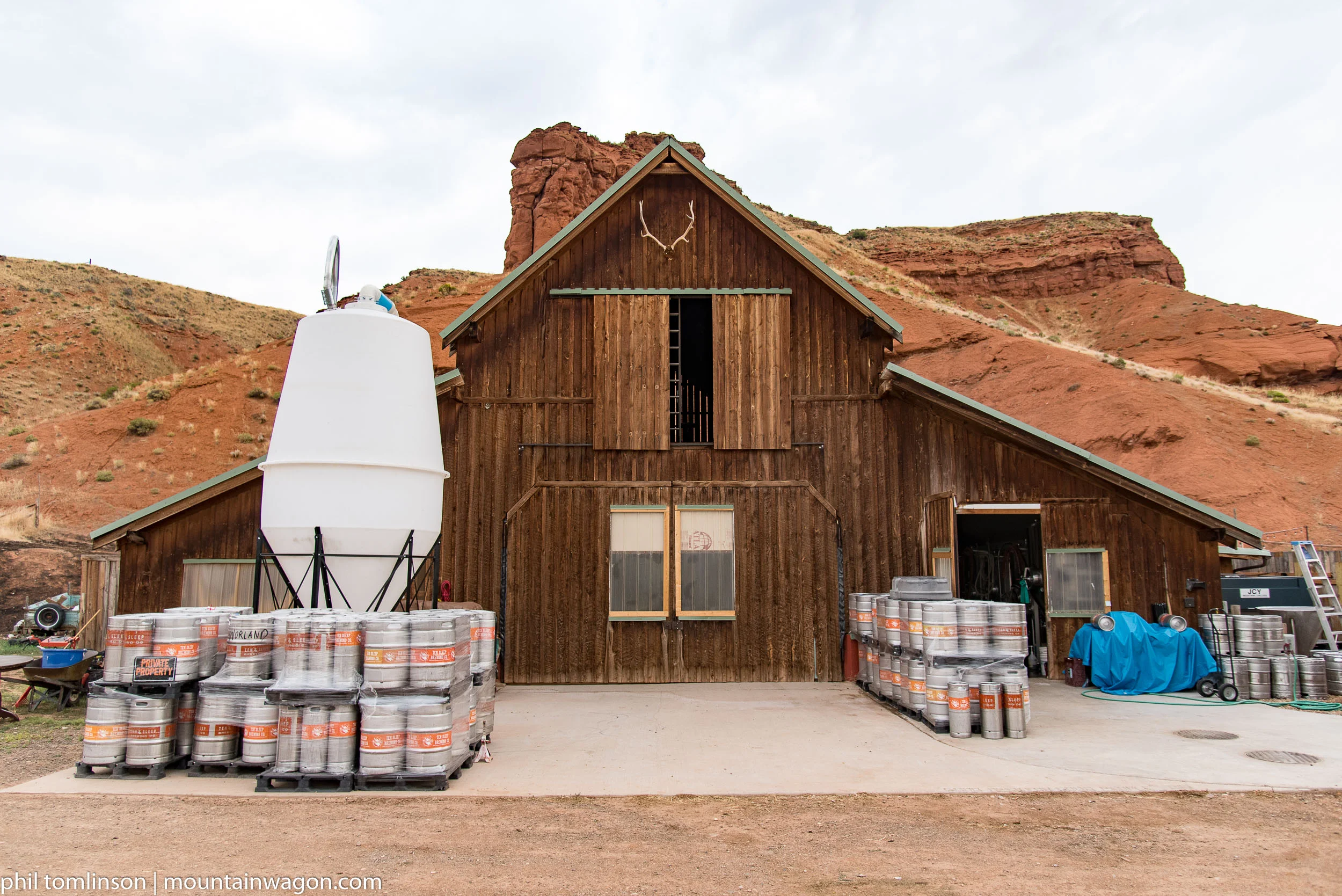 The Ten Sleep Brewing Company. It's a happy, happy place.