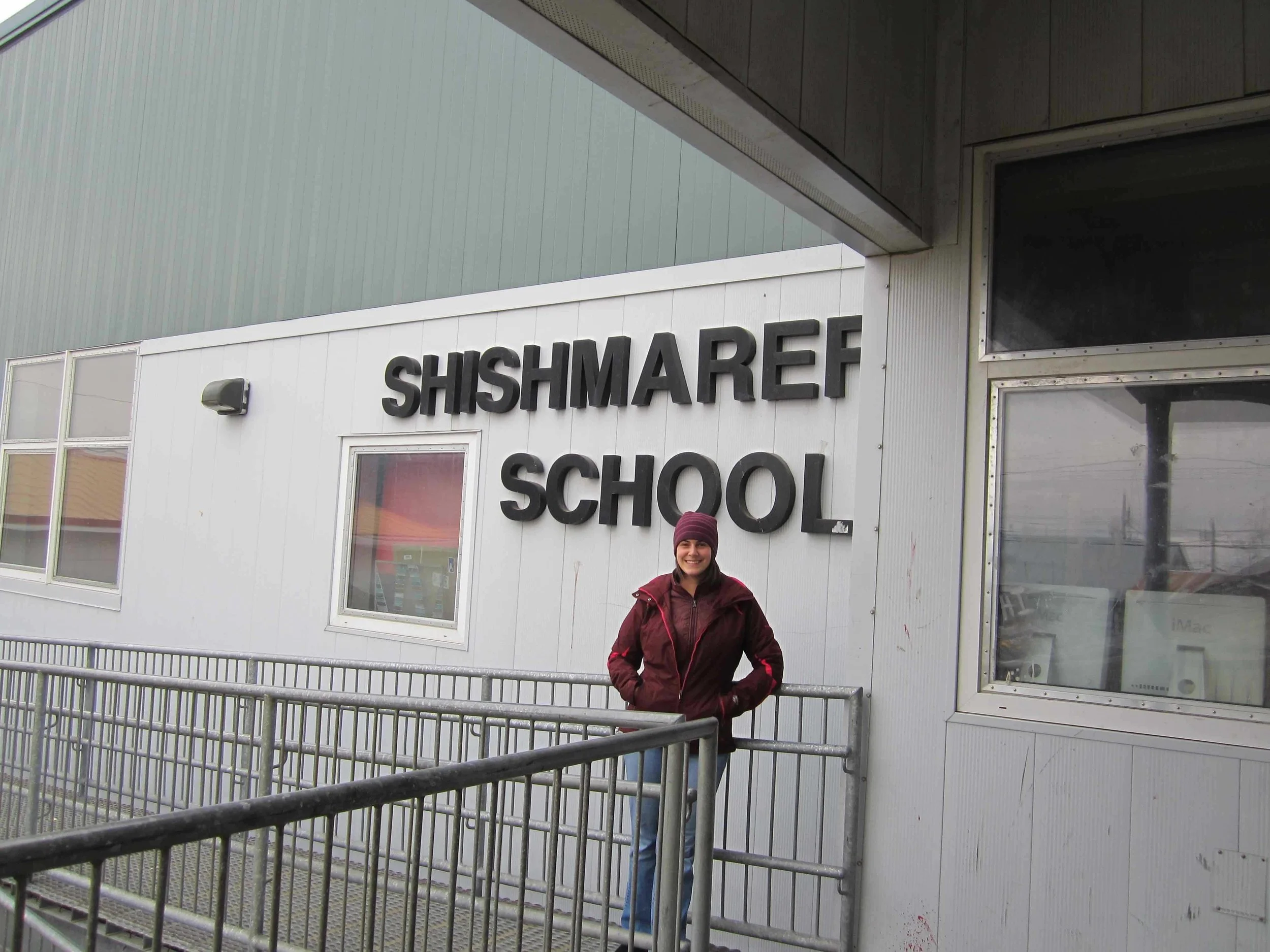 Shishmaref, AK on a disappearing coastal island ( 66° 15′ N)