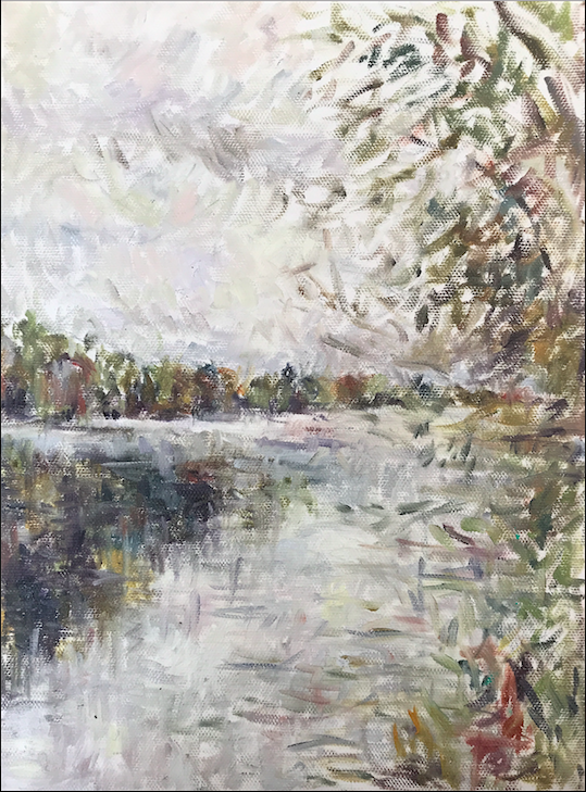 Seine at Giverny, looking north II