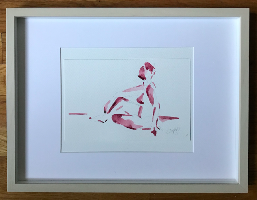 Pink Nude, seated