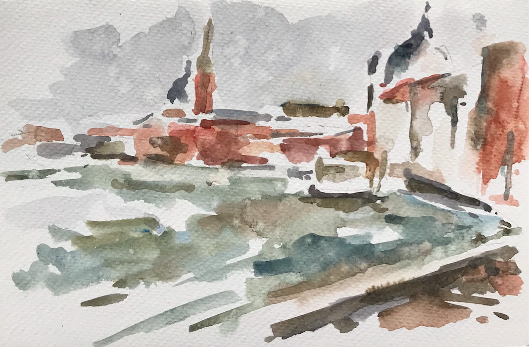Giudecca in the rain