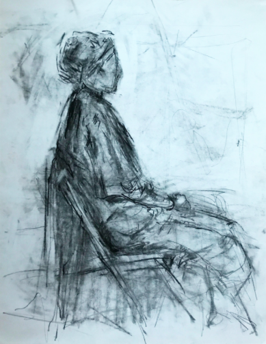 Seated female