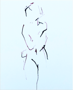 Nude with arms crossed