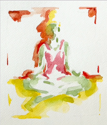 Yogi in inverse color II