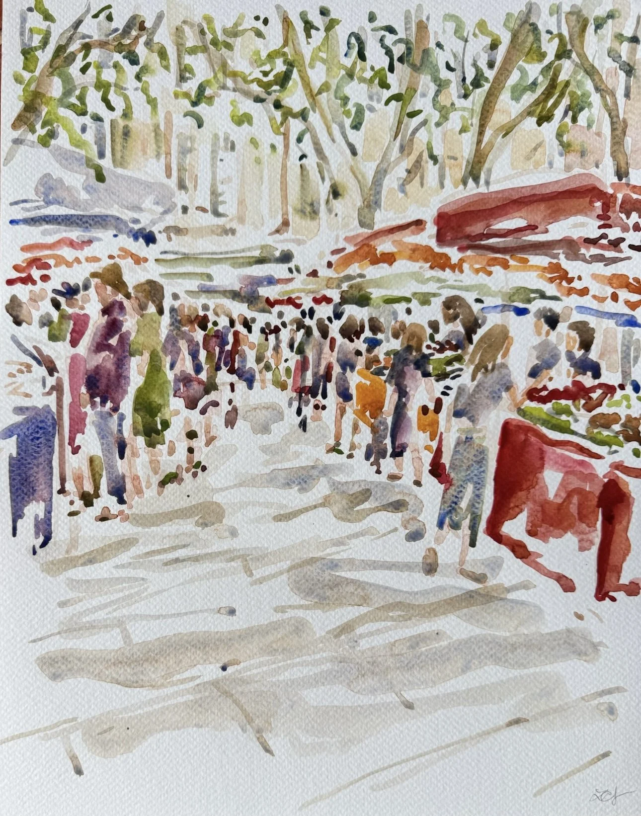 The market in Aix-en-Provence, August 9.JPG
