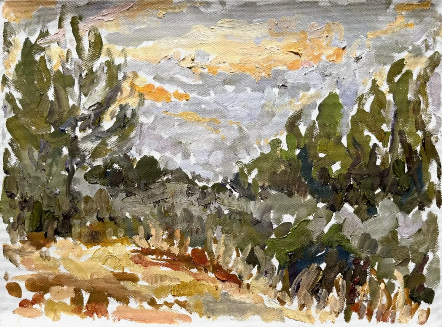 Sunset on the hillside, July 25.JPG