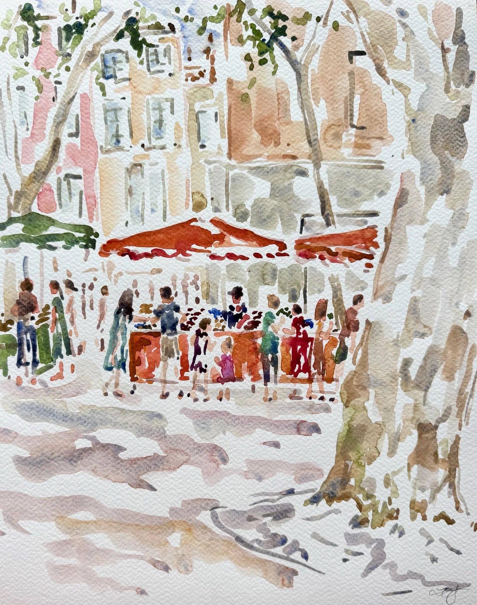 The market in la place Richêlme, July 27.JPG