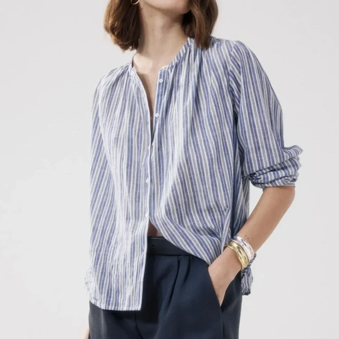 Hartford - Clayton Shirt in Blue