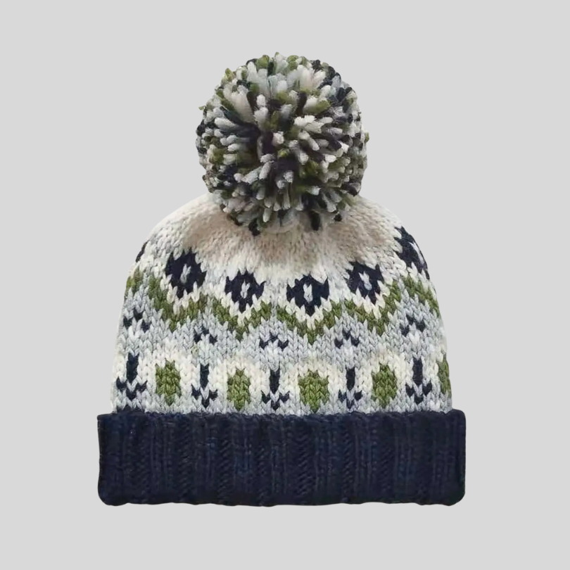 Blueberry Hill - Fairisle Knit Kids & Baby Hat