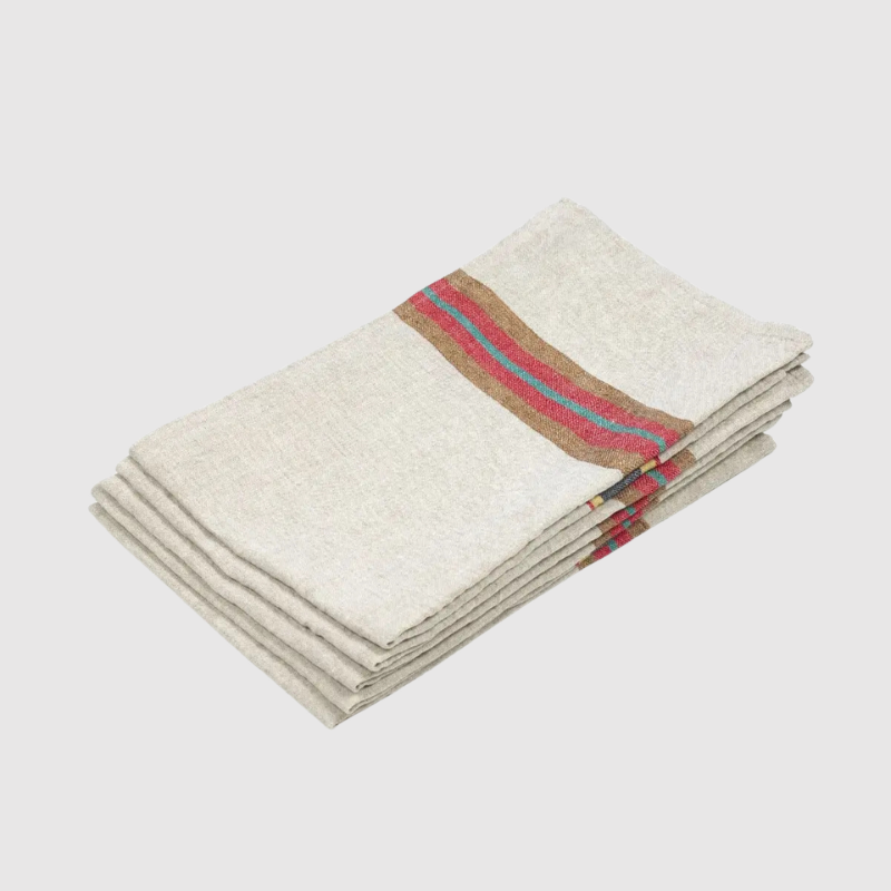 Libeco - Dock Tea Towel in multi Stripe (2).png