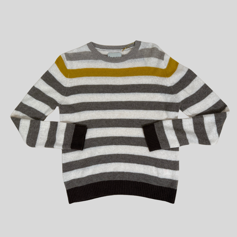 Jumper 1234 - Cashmere Gradient Stripe Crew