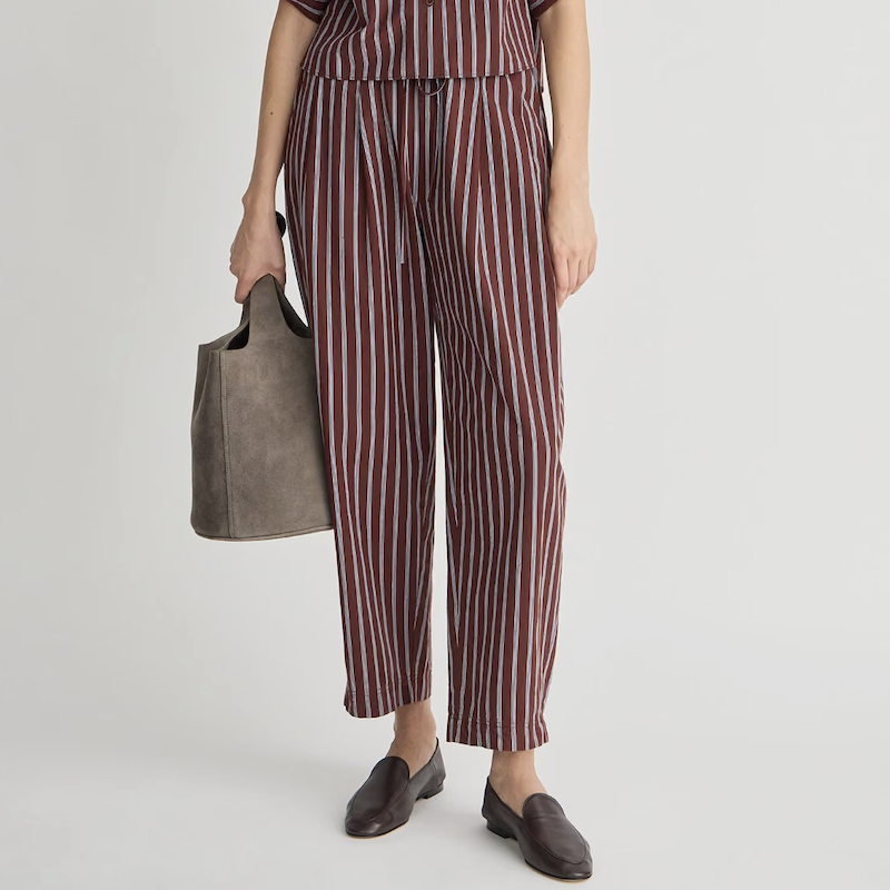 Apiece Apart - Everyday Pull-On Pant in Spice Stripe