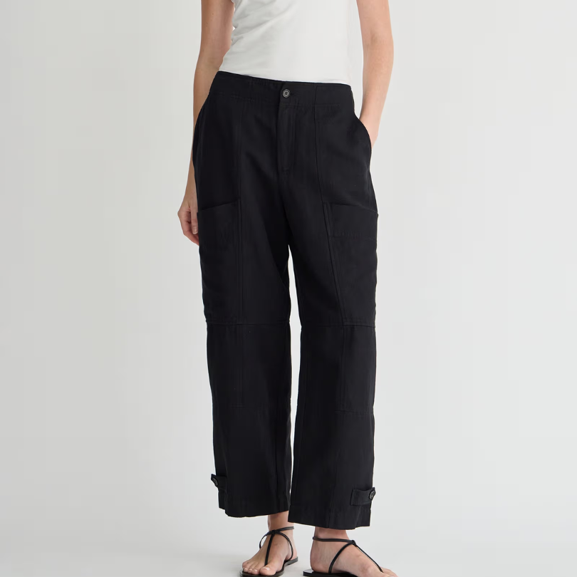 Apiece Apart - Juna Cargo Pant in Black
