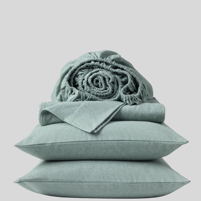 Coyuchi-flannel-sheet-set-THYME-HEATHER-boscos-mercantile.png