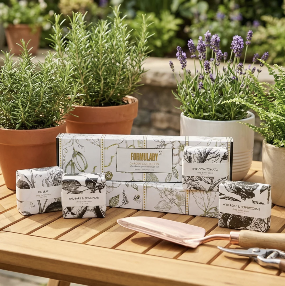 Formulary 55 - Garden Collection Petite Soap Gift Set of 4