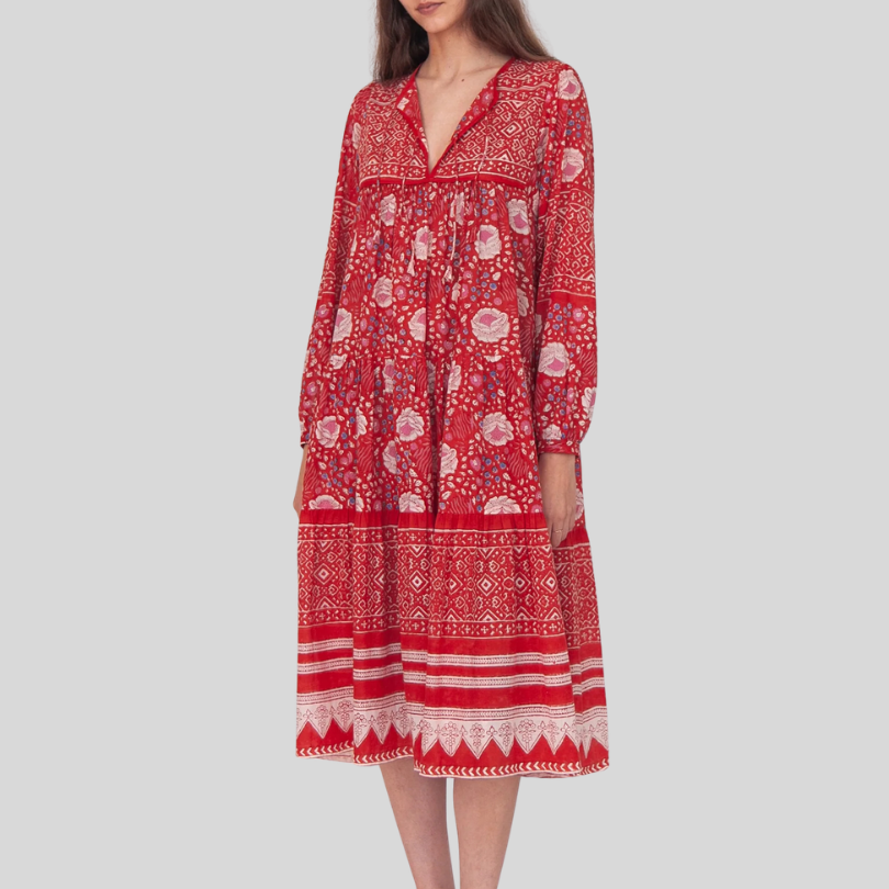 Matta - Yamini Booj Dress in Poppy