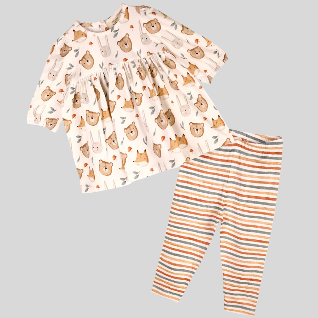 Viverano - Forest Animals Dress and Legging Set.png