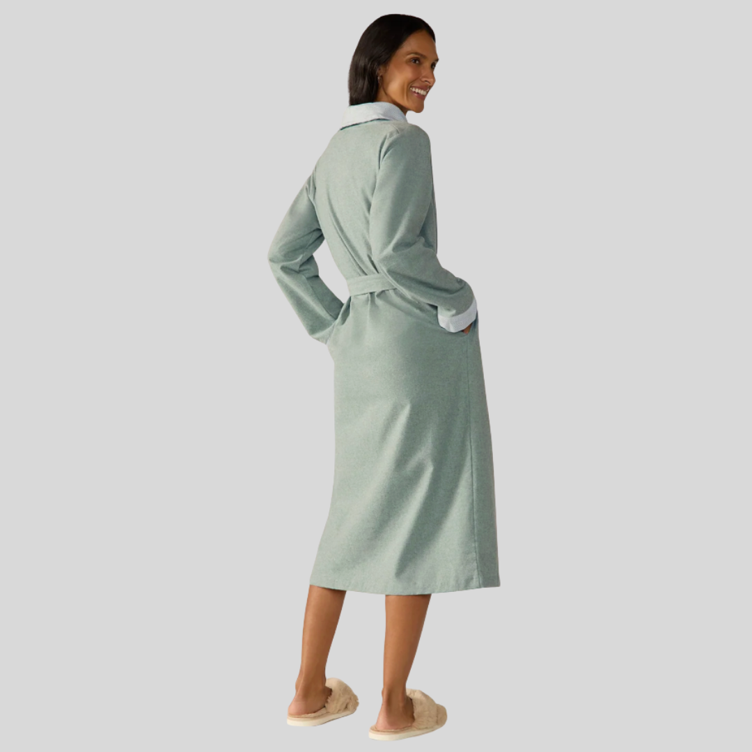 Coyuchi - Cloud Brushed Organic Flannel Robe in Thyme Heather3.png