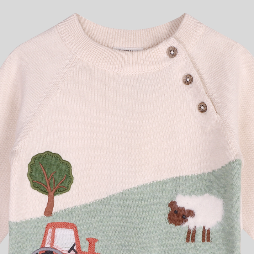 Viverano -Farm Sheep Jacquard Sweater Knit Baby Pullover-boscos-mercantile (4).png