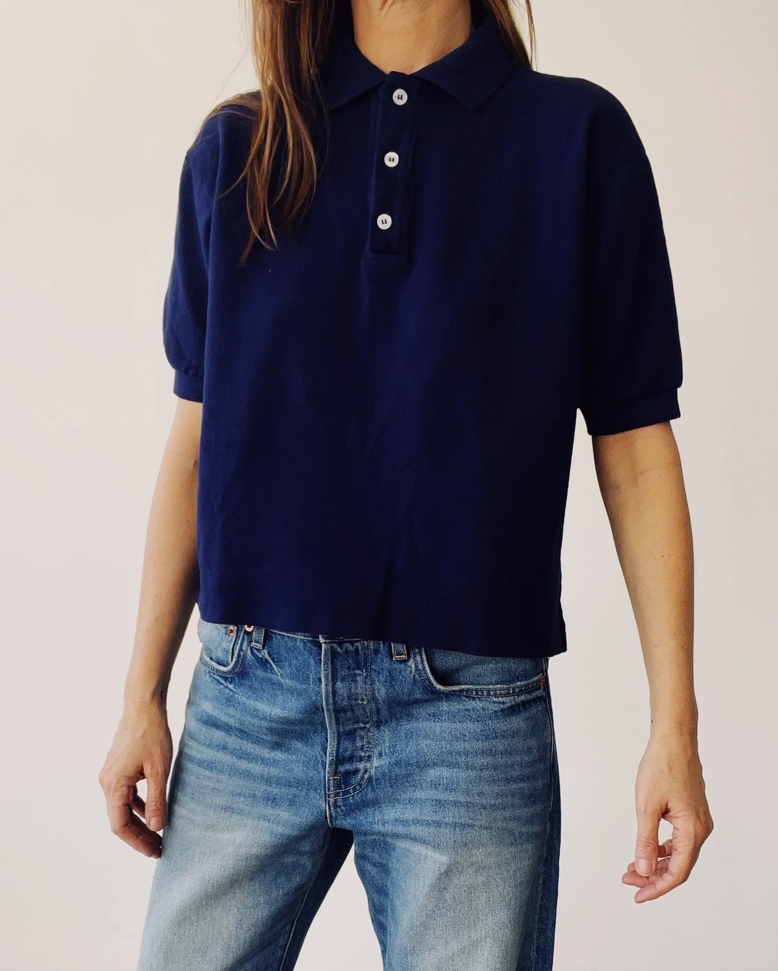 Hey Gang - The Boxy Polo in Midnight