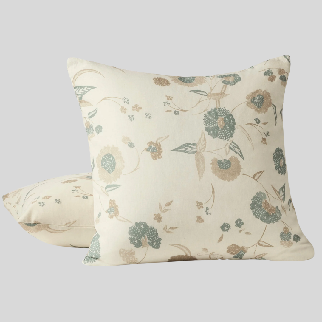 Coyuchi - Euro Sham in Aurora Print