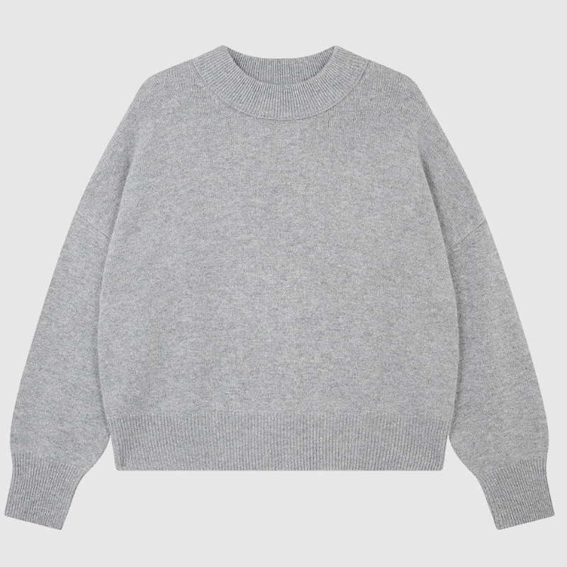Jumper 1234 - Merino Crew Sweatshirt in Mid Grey.png