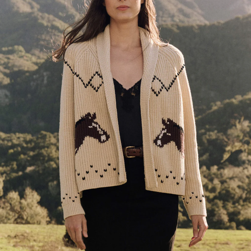 Bernice Horse Graphic Cardigan main image 1