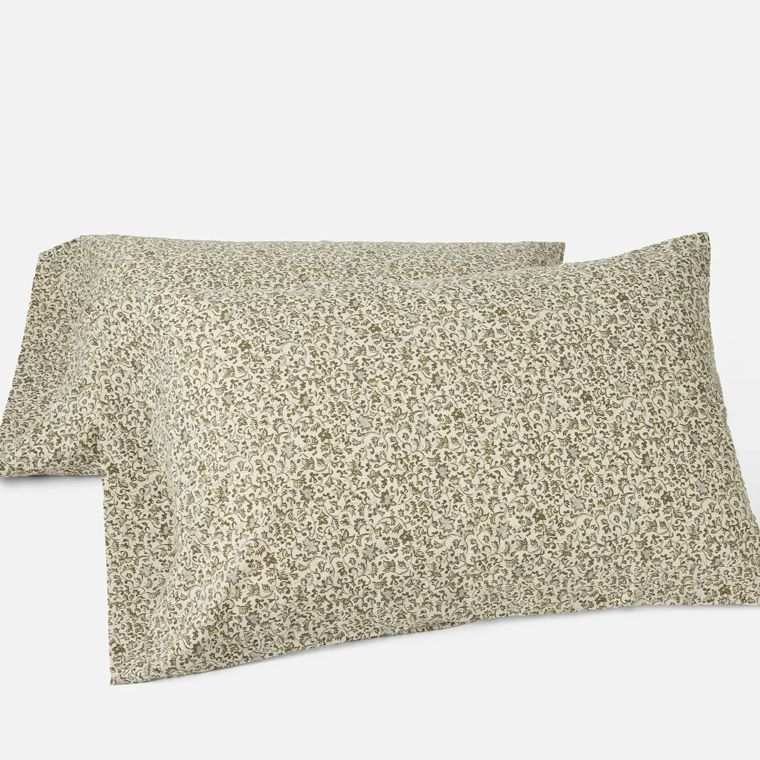 FA26_OrganicPrintPercale_Pillowcase_Setof2_OliveAsterid_1795.webp