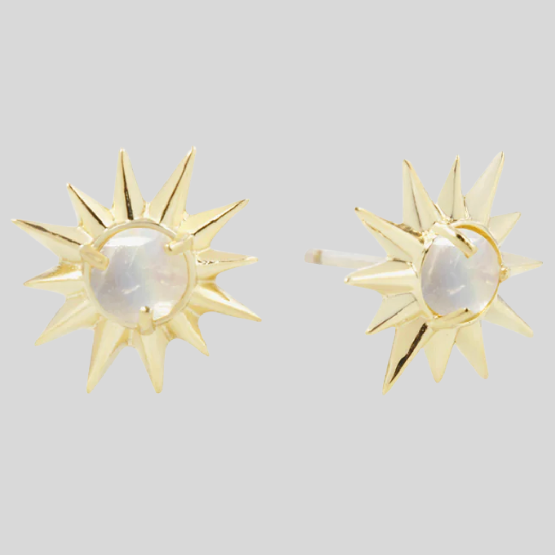 Studio Grun - Starburst Studs in Moonstone.png