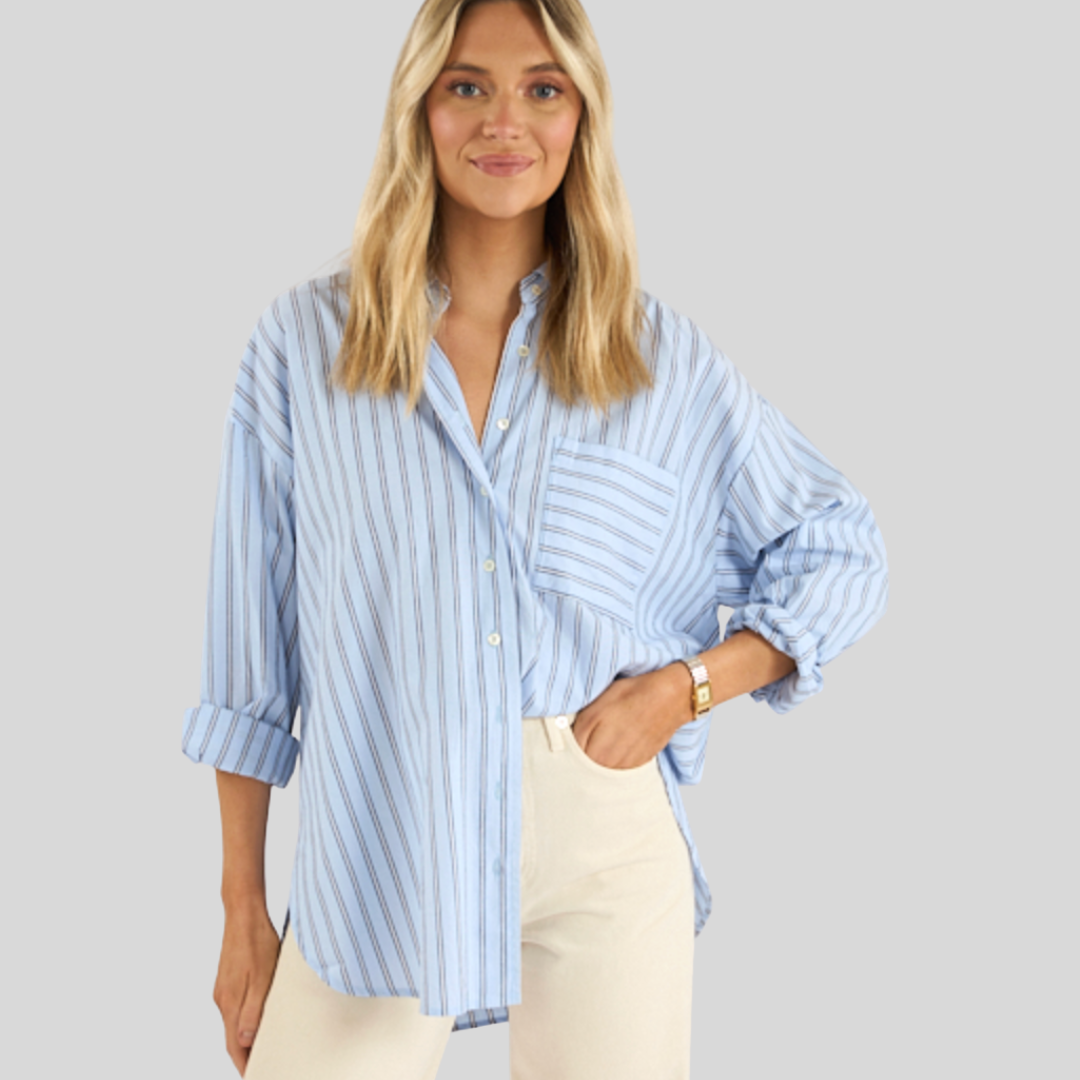 Xirena - Cascade Stripe Sydney Shirt.png