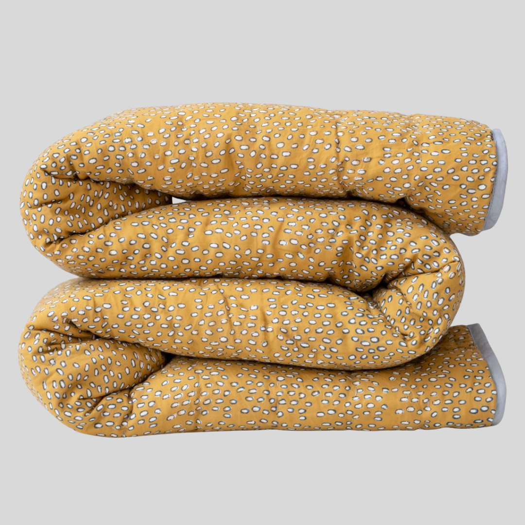 Graymarket Designs - Leo Mustard Little Quilt