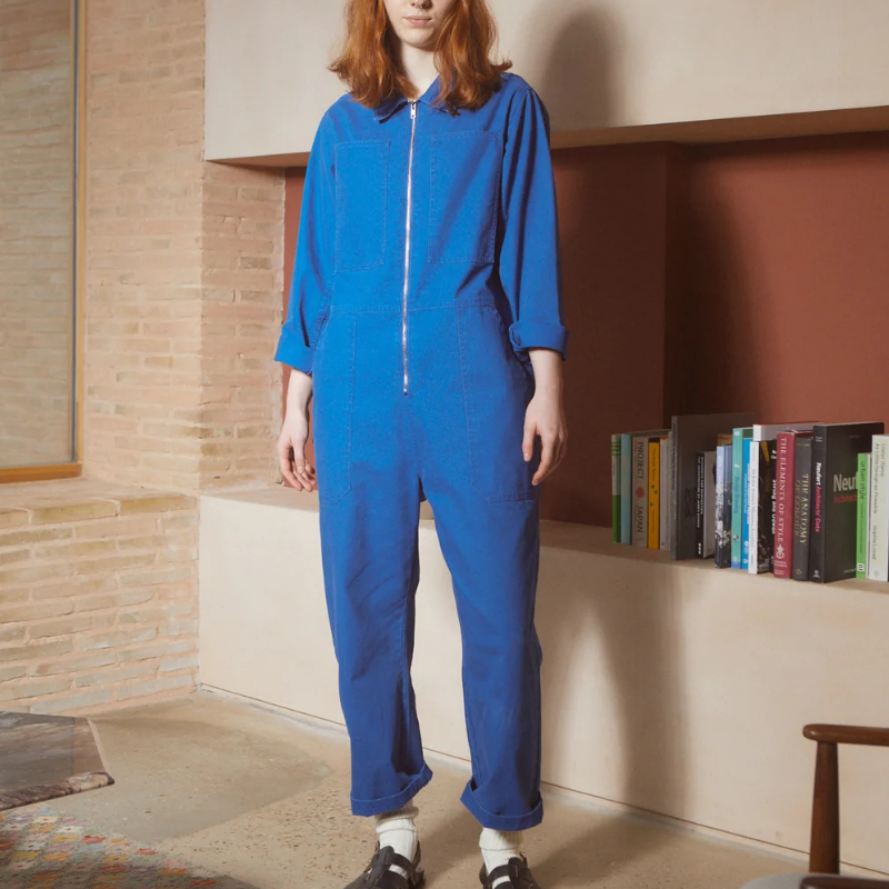 L.F. Markey - Dominic Boilersuit in Cobalt
