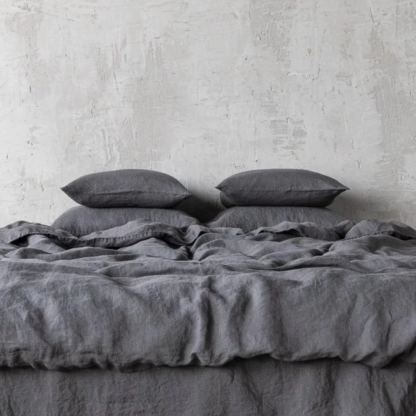 LinenMe - Stone Washed Linen in Steel
