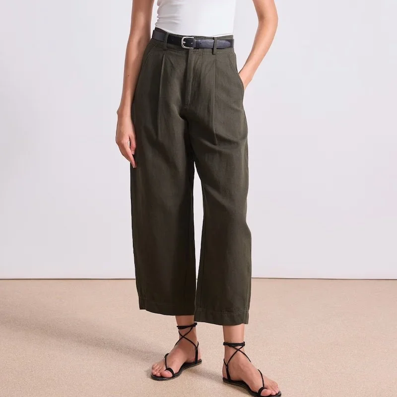 Apiece Apart - Bari Crop Trouser in Rosin