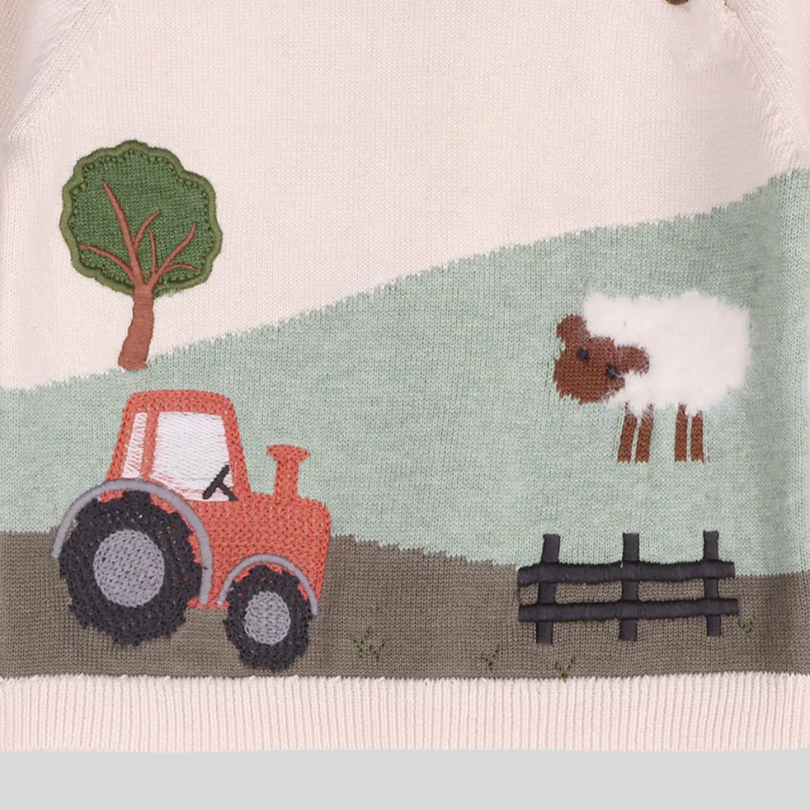 Viverano -Farm Sheep Jacquard Sweater Knit Baby Pullover-boscos-mercantile (3).png
