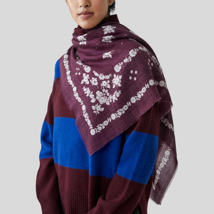 Moismont - London Scarf N°797 in Light Mulberry — Bosco's Mercantile