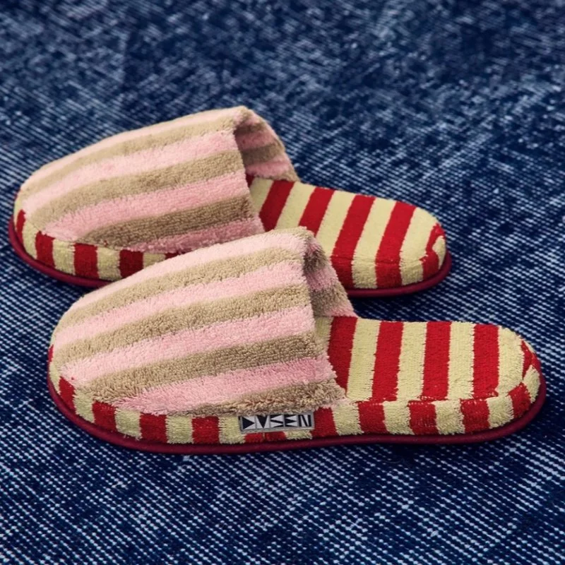 dusen-dusen-terry-stripe-slippers-ladybug-stripe2.jpg