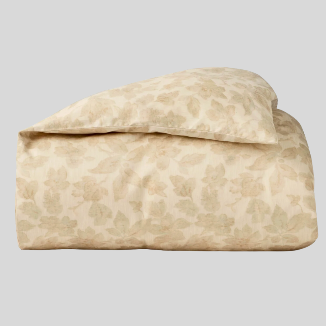 Coyuchi - Camellia Organic Print Duvet Cover in Amber3.png