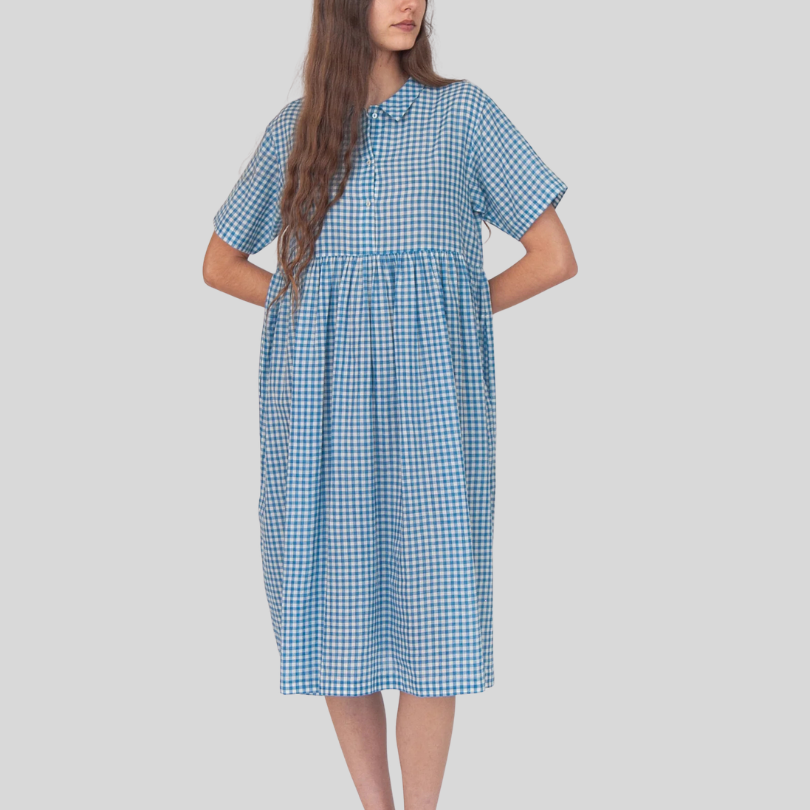 Matta - Dora Tie Dye Checks Dress