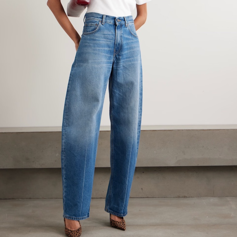 Haikure - Bibi High-rise Barrel Jean in Real Blue