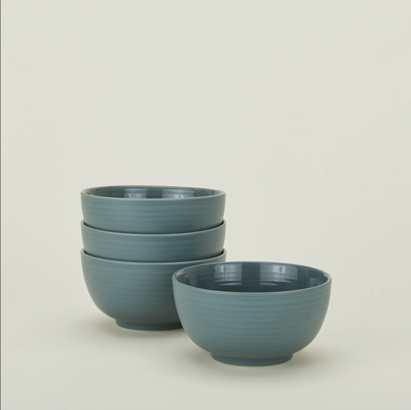 Hawkins New York - Essential Large Bowls in Peacock (Set of 4)