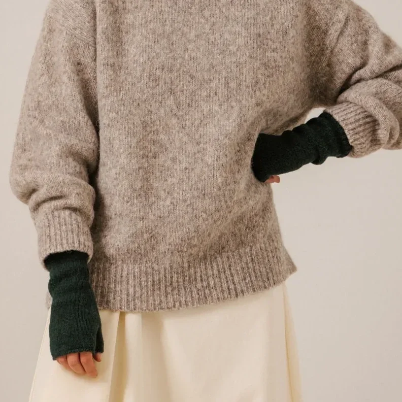 Bare-Knitwear-Baby-Alpaca-Fingerless-Mittens-Emerald.webp