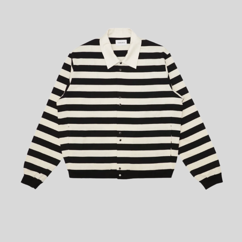 Tanaka-jersey-cardigan-black-stripe-boscos-mercantile.png