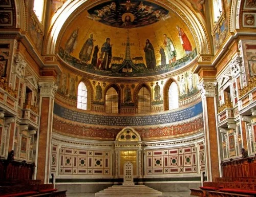 The St. John Lateran Cathedral - where the pope officiates! 