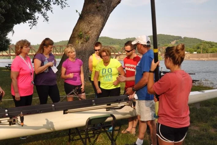 Learning about the parts of the boat