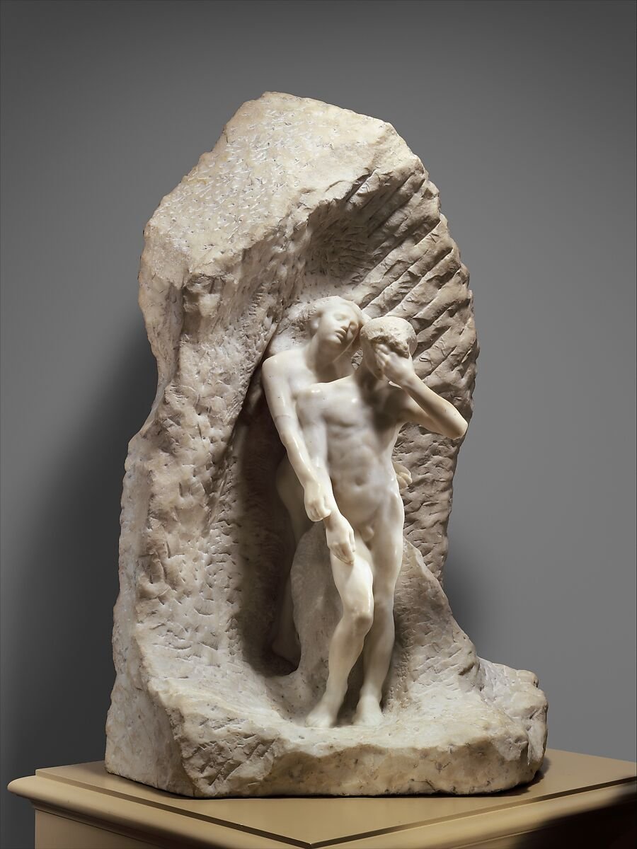 Orpheus and Eurydice by  Auguste Rodin  1893 Met Museum NYC