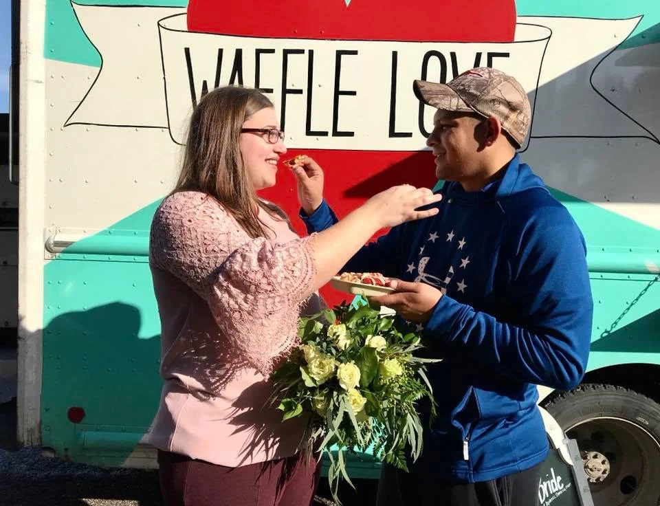 Waffle Love wedding cake.jpg