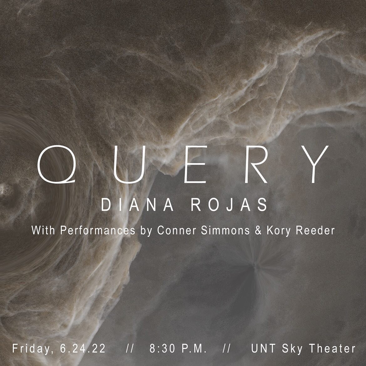 &quot;Query&quot; explores light bending as a signifier of the colossal and reminds us of the distance between us and the invisible and immense. 

Live sound performance by myself and @koryreeder. Immersive visuals by @dianarojasart. Black holes, bas